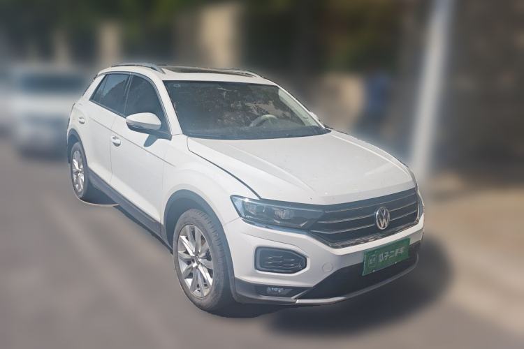 Used Volkswagen T-ROC 2020 230TSI DSG Two-Wheel Drive Advanced Version Front Right 45 Deg