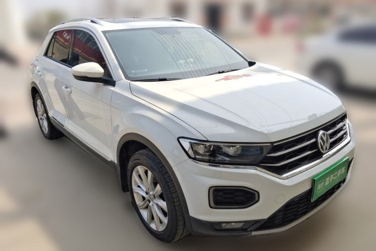 Used Volkswagen T-ROC 2020 230TSI DSG Two-Wheel Drive Advanced Version Front Right 45 Deg