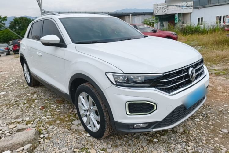 Used Volkswagen T-ROC 2020 230TSI DSG Two-Wheel Drive Advanced Version Front Right 45 Deg