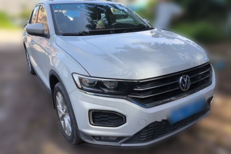 Used Volkswagen T-ROC 2020 230TSI DSG Two-Wheel Drive Advanced Version Front Right 45 Deg