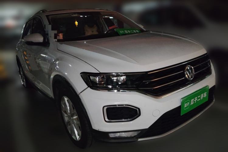 Used Volkswagen T-ROC 2020 230TSI DSG Two-Wheel Drive Advanced Version Front Right 45 Deg