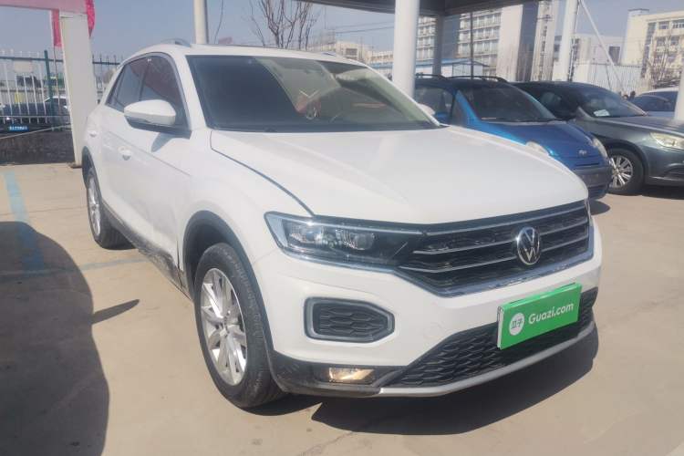 Used Volkswagen T-ROC 2020 280TSI DSG Two-Wheel-Drive Elite Version Front Right 45 Deg
