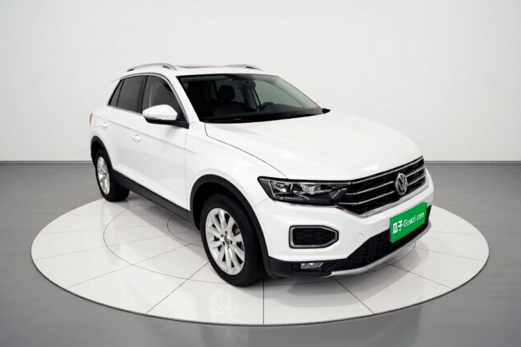 Used Volkswagen T-ROC 2020 230TSI DSG Two-Wheel Drive Advanced Version Front Right 45 Deg