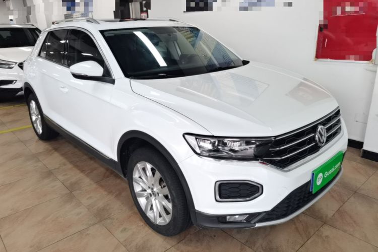 Used Volkswagen T-ROC 2020 230TSI DSG Two-Wheel Drive Advanced Version Front Right 45 Deg
