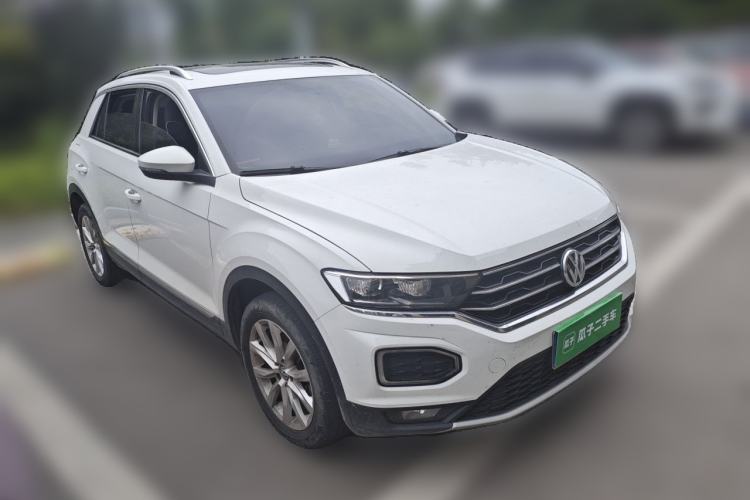Used Volkswagen T-ROC 2020 230TSI DSG Two-Wheel Drive Advanced Version Front Right 45 Deg