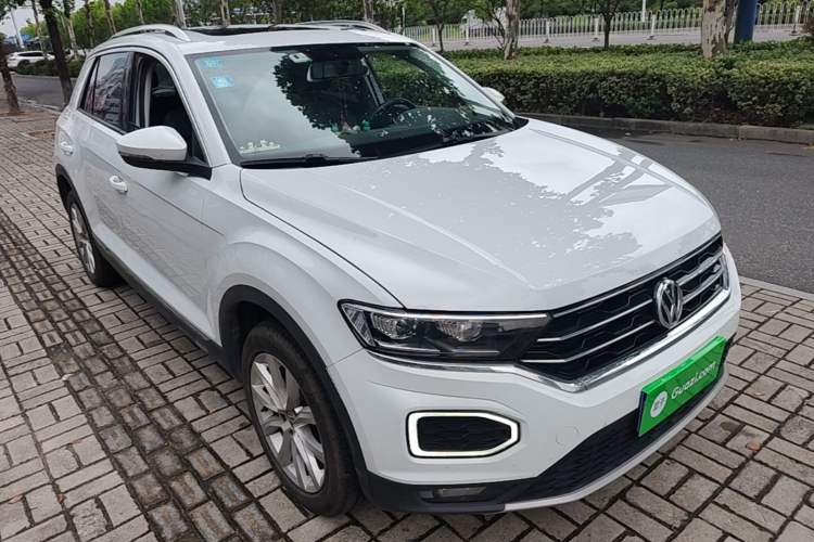 Used Volkswagen T-ROC 2020 230TSI DSG Two-Wheel Drive Advanced Version Front Right 45 Deg