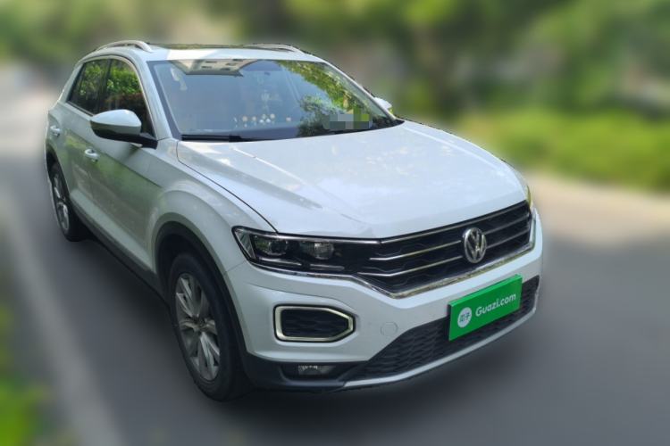 Used Volkswagen T-ROC 2020 280TSI DSG Two-Wheel Drive Advanced Version Front Right 45 Deg