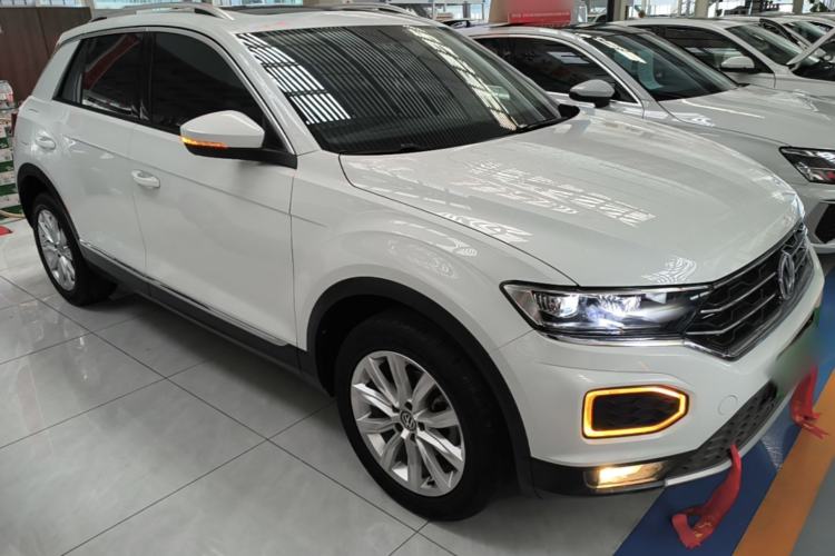 Used Volkswagen T-ROC 2020 280TSI DSG Two-Wheel-Drive Elite Version Front Right 45 Deg