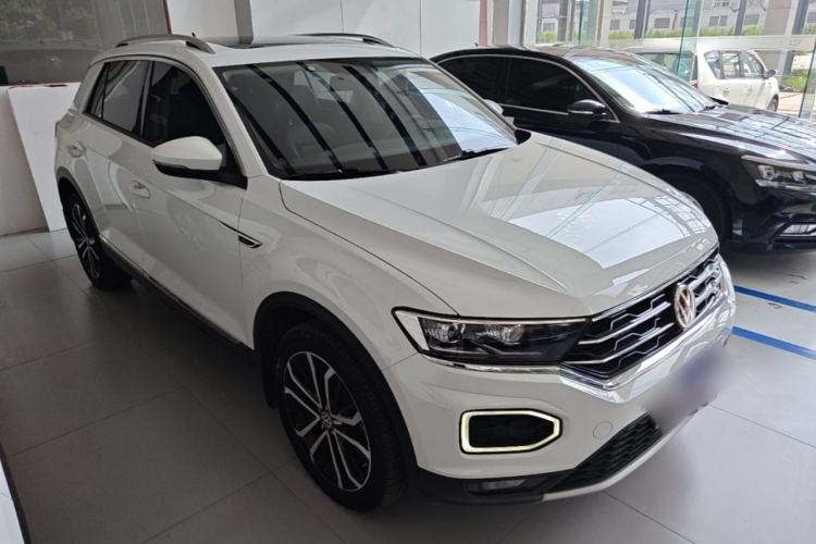 Used Volkswagen T-ROC 2020 280TSI DSG Two-Wheel Drive Comfort Version Front Right 45 Deg