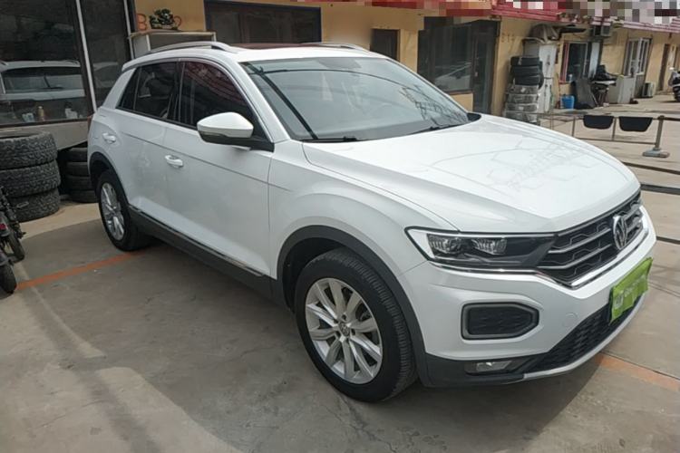 Used Volkswagen T-ROC 2020 230TSI DSG Two-Wheel Drive Advanced Version Front Right 45 Deg