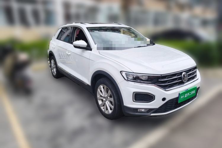 Used Volkswagen T-ROC 2020 230TSI DSG Two-Wheel Drive Advanced Version Front Right 45 Deg