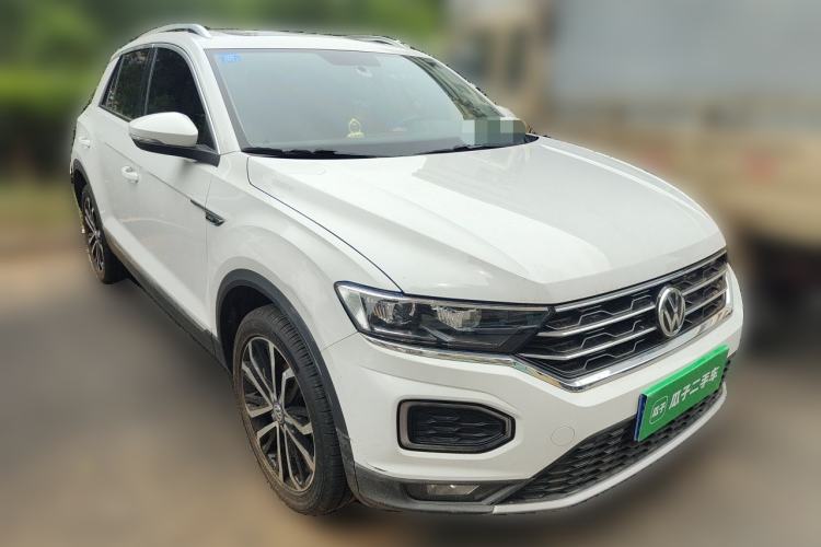 Used Volkswagen T-ROC 2020 280TSI DSG Two-Wheel Drive Comfort Version Front Right 45 Deg