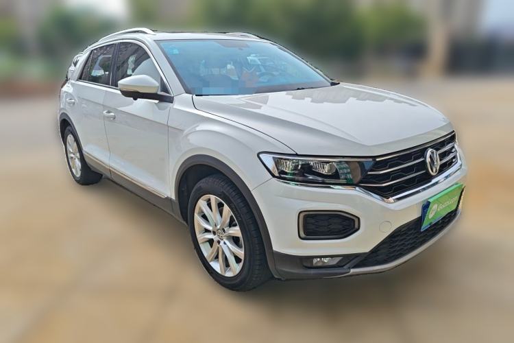 Used Volkswagen T-ROC 2020 280TSI DSG Two-Wheel Drive Advanced Version Front Right 45 Deg