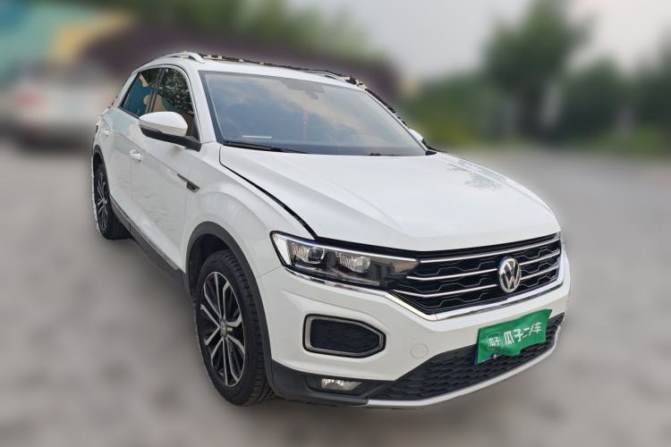 Used Volkswagen T-ROC 2020 280TSI DSG Two-Wheel Drive Comfort Version Front Right 45 Deg