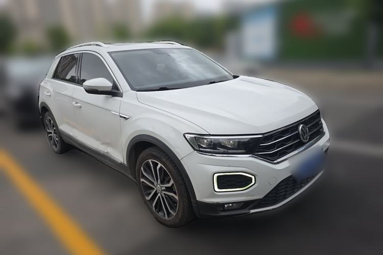 Used Volkswagen T-ROC 2020 280TSI DSG Two-Wheel Drive Comfort Version Front Right 45 Deg