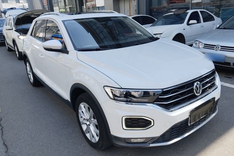 Used Volkswagen T-ROC 2020 230TSI DSG Two-Wheel Drive Advanced Version Front Right 45 Deg