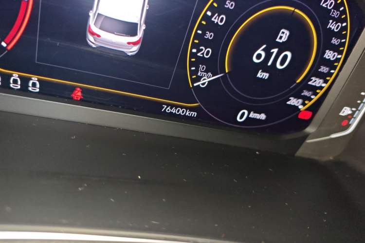 Used Volkswagen T-ROC 2020 280TSI DSG Two-Wheel Drive Comfort Version Odometer Close Up
