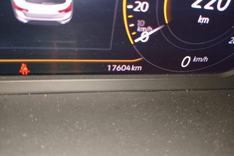 Used Volkswagen T-ROC 2020 280TSI DSG Two-Wheel Drive Comfort Version Odometer Close Up