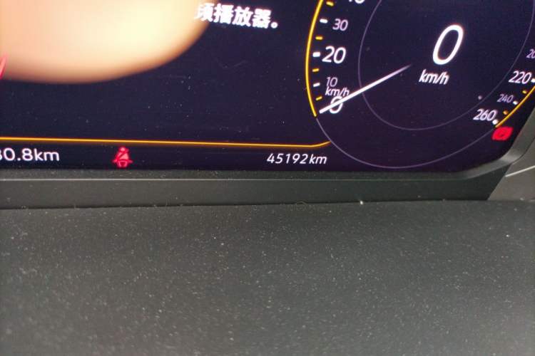 Used Volkswagen T-ROC 2020 280TSI DSG Two-Wheel Drive Comfort Version Odometer Close Up