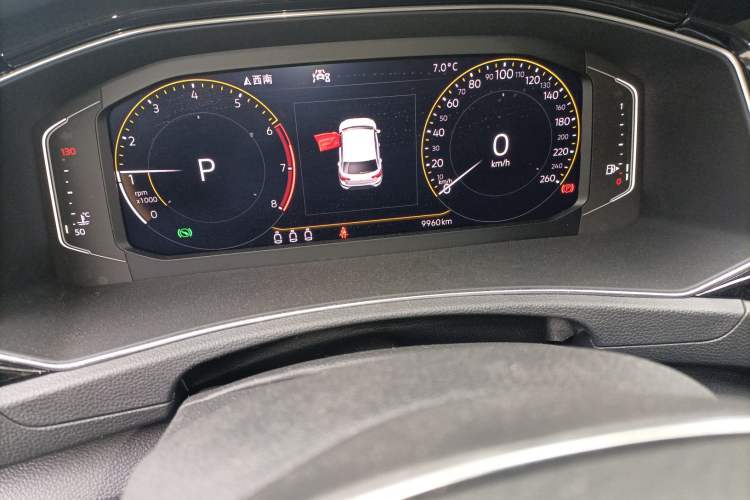 Used Volkswagen T-ROC 2020 280TSI DSG Two-Wheel Drive Comfort Version Odometer Close Up