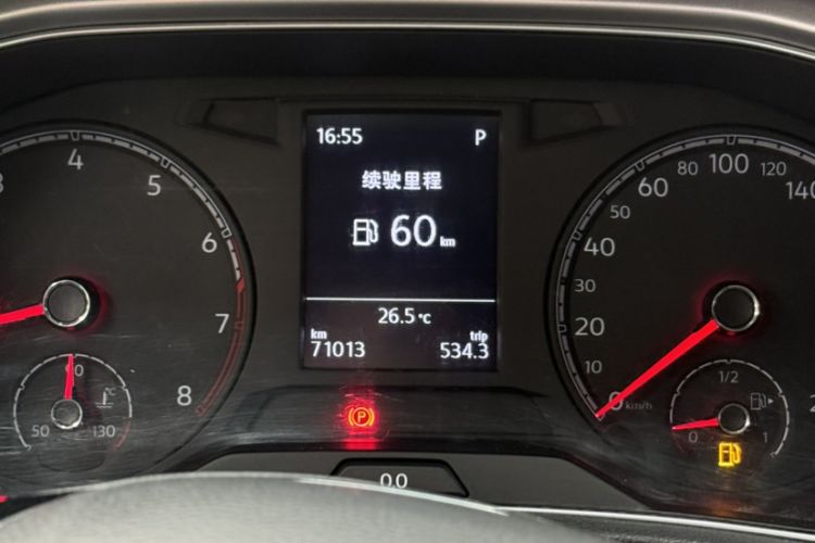 Used Volkswagen T-ROC 2020 230TSI DSG Two-Wheel Drive Advanced Version Odometer Close Up