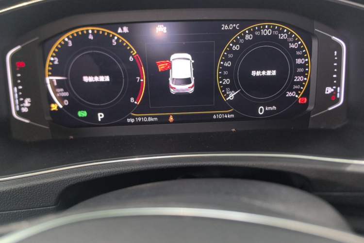 Used Volkswagen T-ROC 2020 280TSI DSG Two-Wheel Drive Comfort Version Odometer Close Up