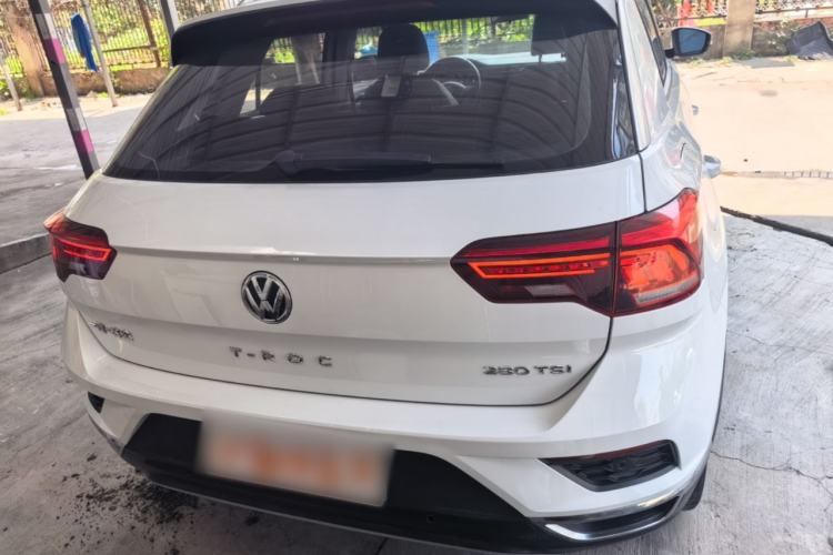 Used Volkswagen T-ROC 2020 280TSI DSG Two-Wheel Drive Comfort Version Rear