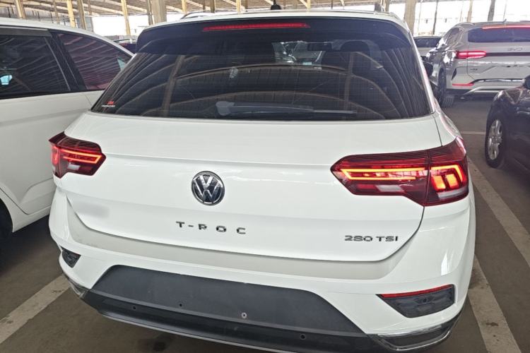 Used Volkswagen T-ROC 2020 280TSI DSG Two-Wheel Drive Comfort Version Rear