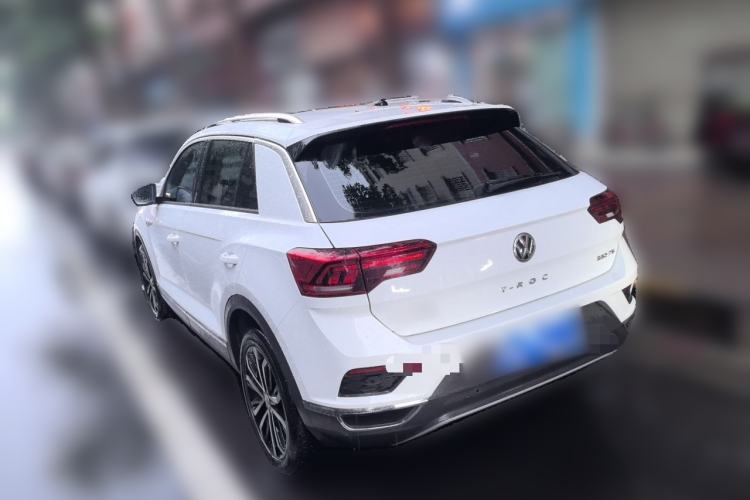 Used Volkswagen T-ROC 2020 280TSI DSG Two-Wheel Drive Comfort Version Rear Left 45 Deg