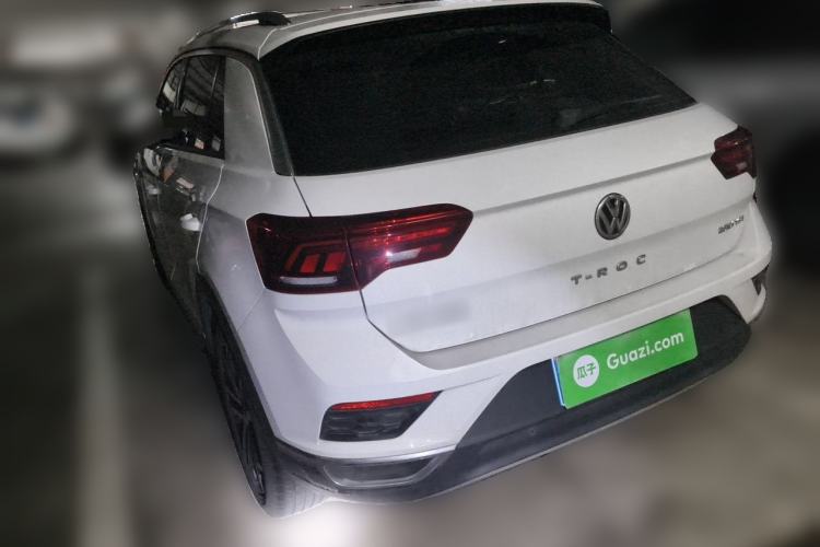 Used Volkswagen T-ROC 2020 280TSI DSG Two-Wheel Drive Comfort Version Rear Left 45 Deg