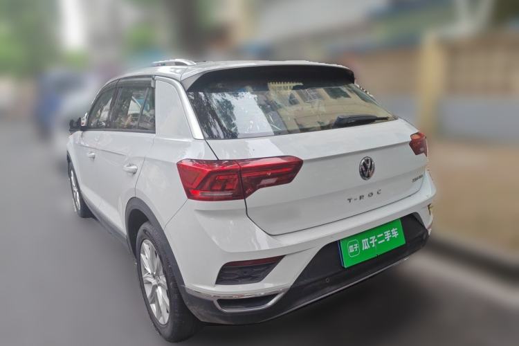 Used Volkswagen T-ROC 2020 230TSI DSG Two-Wheel Drive Advanced Version Rear Left 45 Deg