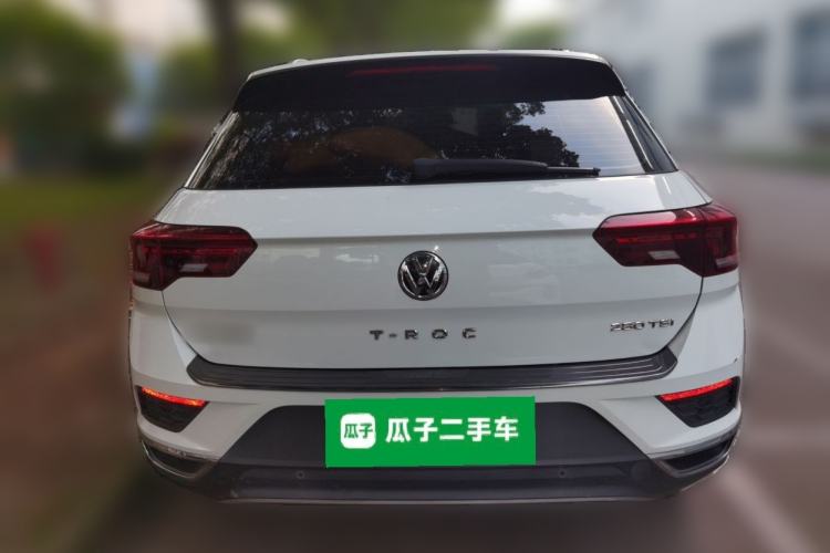 Used Volkswagen T-ROC 2020 280TSI DSG Two-Wheel Drive Comfort Version Rear