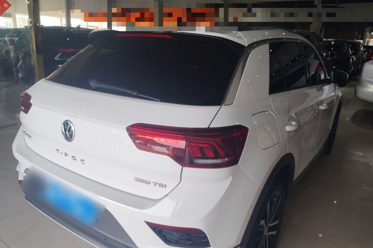 Used Volkswagen T-ROC 2020 280TSI DSG Two-Wheel Drive Comfort Version Rear Right 45 Deg