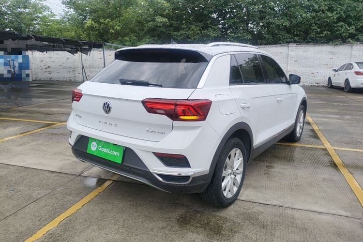 Used Volkswagen T-ROC 2020 230TSI DSG Two-Wheel Drive Advanced Version Rear Right 45 Deg