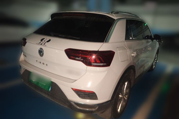 Used Volkswagen T-ROC 2020 280TSI DSG Two-Wheel-Drive Elite Version Rear Right 45 Deg