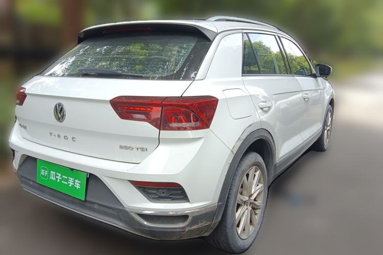 Used Volkswagen T-ROC 2020 280TSI DSG Two-Wheel Drive Advanced Version Rear Right 45 Deg