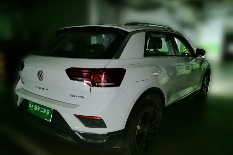 Used Volkswagen T-ROC 2020 280TSI DSG Two-Wheel Drive Comfort Version Rear Right 45 Deg