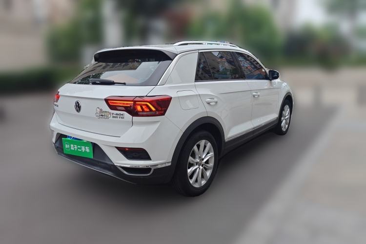 Used Volkswagen T-ROC 2020 280TSI DSG Two-Wheel Drive Advanced Version Rear Right 45 Deg