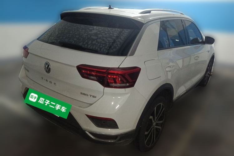 Used Volkswagen T-ROC 2020 280TSI DSG Two-Wheel Drive Comfort Version Rear Right 45 Deg
