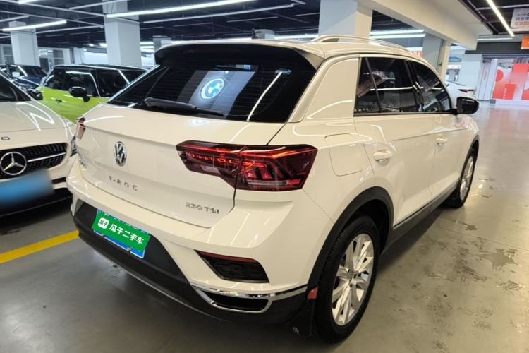 Used Volkswagen T-ROC 2020 230TSI DSG Two-Wheel Drive Advanced Version Rear Right 45 Deg