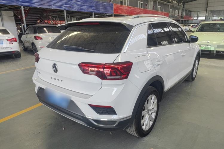 Used Volkswagen T-ROC 2020 230TSI DSG Two-Wheel Drive Advanced Version Rear Right 45 Deg