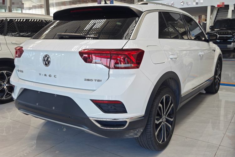Used Volkswagen T-ROC 2020 280TSI DSG Two-Wheel Drive Comfort Version Rear Right 45 Deg
