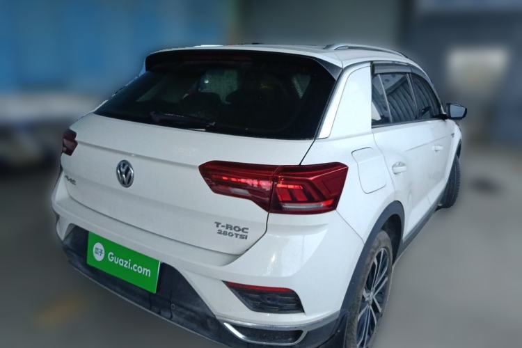 Used Volkswagen T-ROC 2020 280TSI DSG Two-Wheel Drive Comfort Version Rear Right 45 Deg