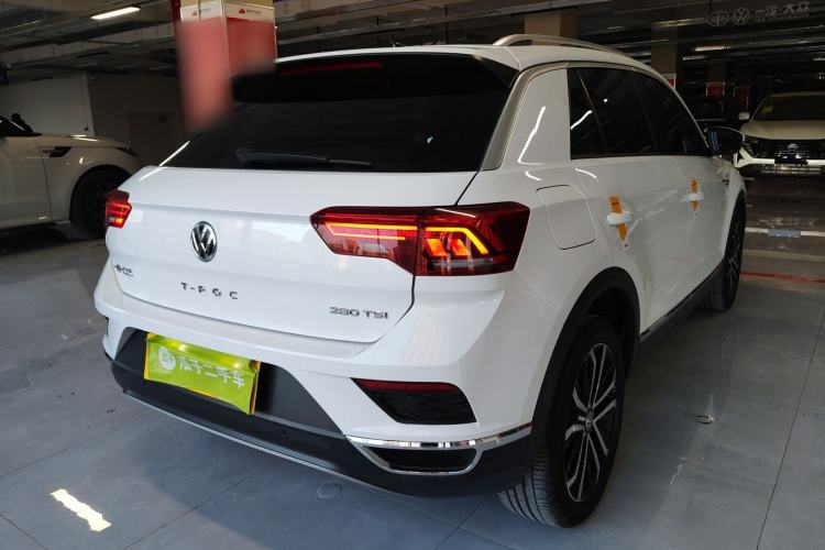 Used Volkswagen T-ROC 2020 280TSI DSG Two-Wheel Drive Comfort Version Rear Right 45 Deg