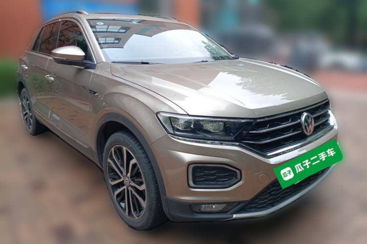 Used Volkswagen T-ROC 2020 280TSI DSG Two-Wheel Drive Comfort Version Front Right 45 Deg