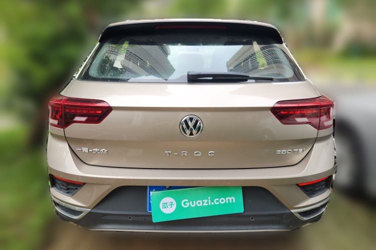 Used Volkswagen T-ROC 2020 280TSI DSG Two-Wheel Drive Comfort Version Rear