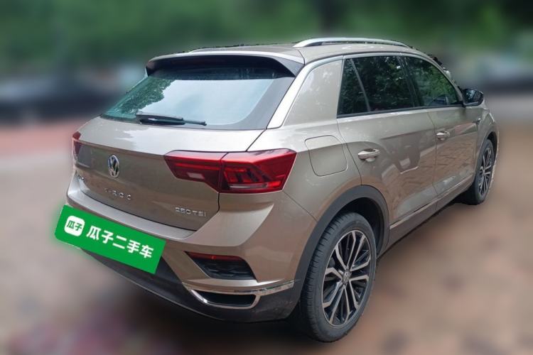 Used Volkswagen T-ROC 2020 280TSI DSG Two-Wheel Drive Comfort Version Rear Right 45 Deg