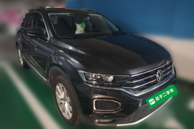 Used Volkswagen T-ROC 2021 280TSI DSG Two-Wheel Drive Elite Connect Edition Front Right 45 Deg