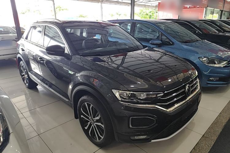 Used Volkswagen T-ROC 2021 Revised Version 280TSI DSG Two-Wheel Drive Elite Connect Edition Front Right 45 Deg