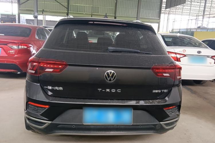 Used Volkswagen T-ROC 2021 Revised Version 280TSI DSG Two-Wheel Drive Elite Connect Edition Rear